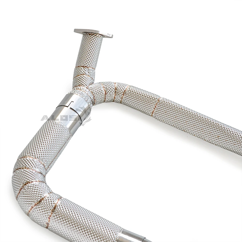 

Factory wholesale for Porsche Boxster Cayman 718T 2.0T 2016-2023 high-performance ss304 downpipe exhaust system
