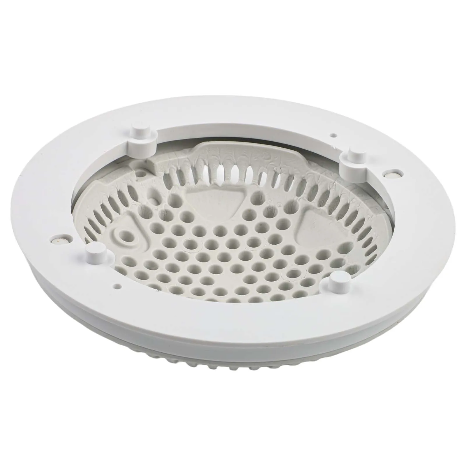 White 8 Inch WG1030 Pool Main Drain Kit For Hayward SPX1075 SPX1070 Dual Suction Cover Frame Easy Install Ground Water Parts