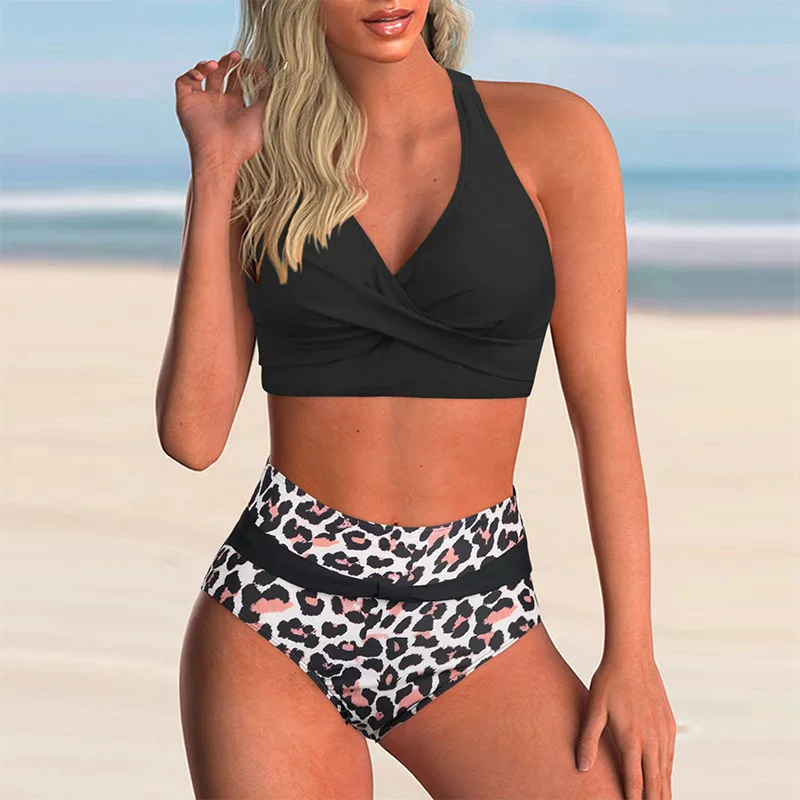 

Vintage Fresh Split Women's Swimsuit Quick Drying And Breathable Sweet Playful A Must-have For Beach Vacations