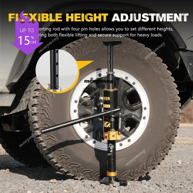 A61 BUNKER INDUST Heavy     19400lbs Portable Hydraulic Recovery Jack for Off-Road Vehicles 4x4 Truck Emergency Rescue Tool