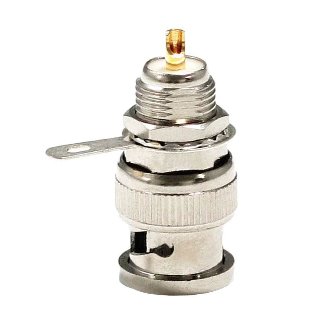 

1pc New BNC Male Plug RF Coax Connector Straight With Nut Solder Cup Nickelplated Wholesale Price