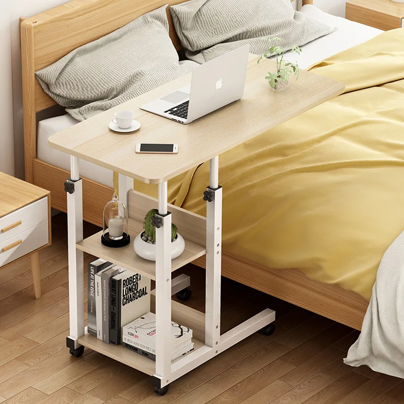 

Portable Bedside Table Laptop Lazy Table Desk Simple Home Student Bed Small Table for Bedroom