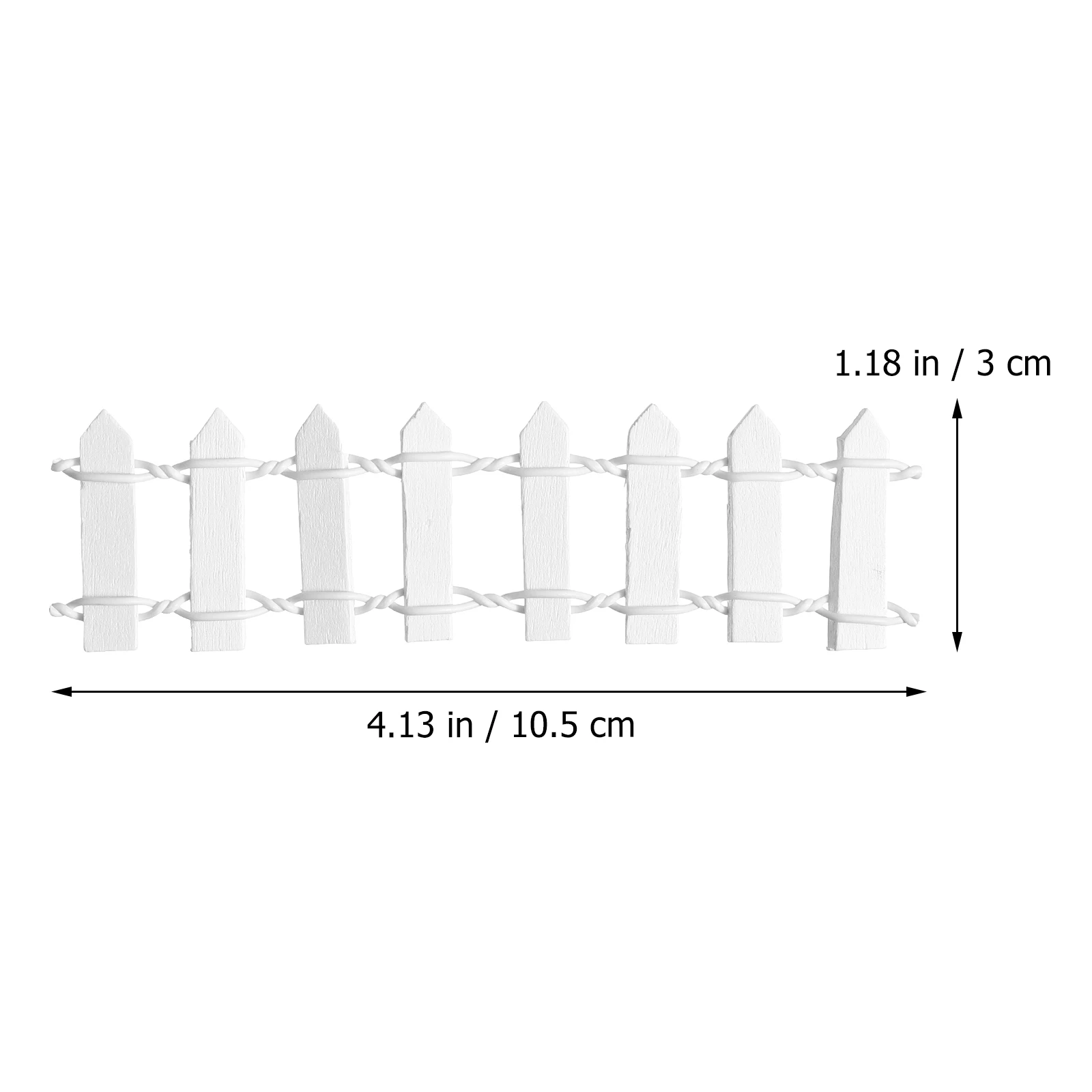 

12Pcs Miniature Fence Props For Fish Tank Aquarium Succulent Micro Landscape Decoration