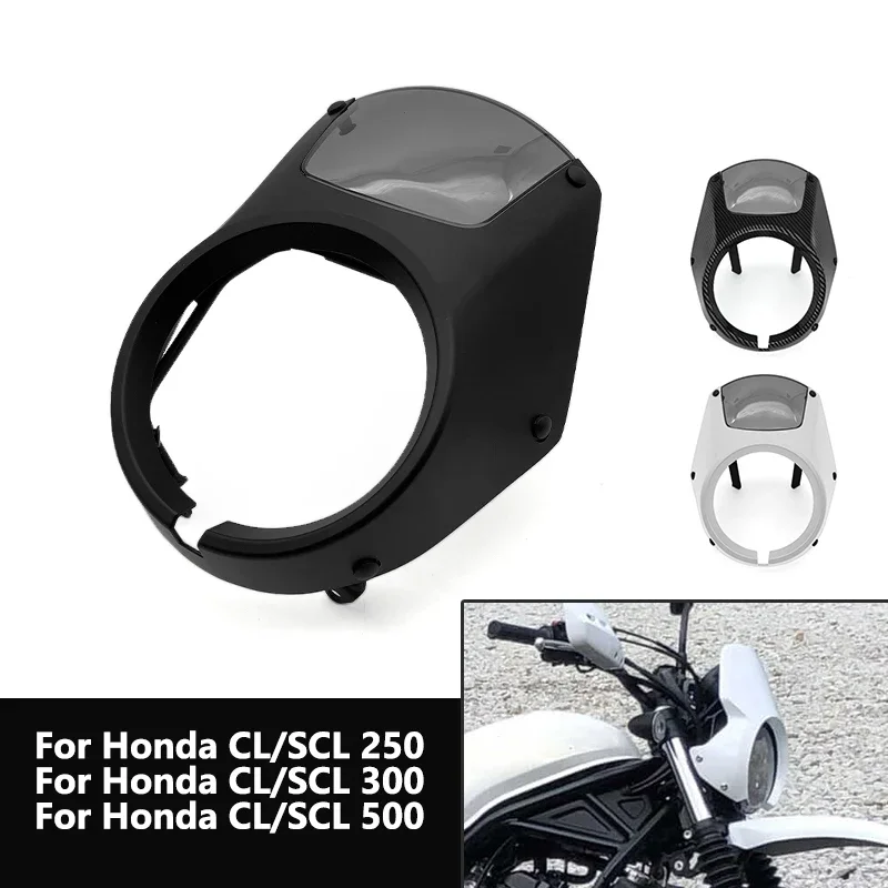 

CL300 CL500 Headlight Cover Fairing Motorbike Windscreen Windshield Front Mask Cowl Fit for Honda CL SCL 250 300 500 2023 - 2024
