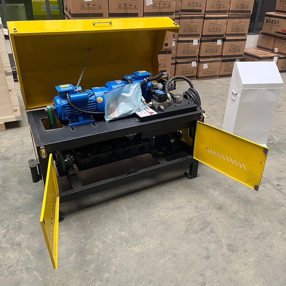 Reliable Durable Automatic Steel Bar CNC Straightener Cutter 4kW+4kW Pure Copper Motors 220V Factory Custom Heavy Duty Gear