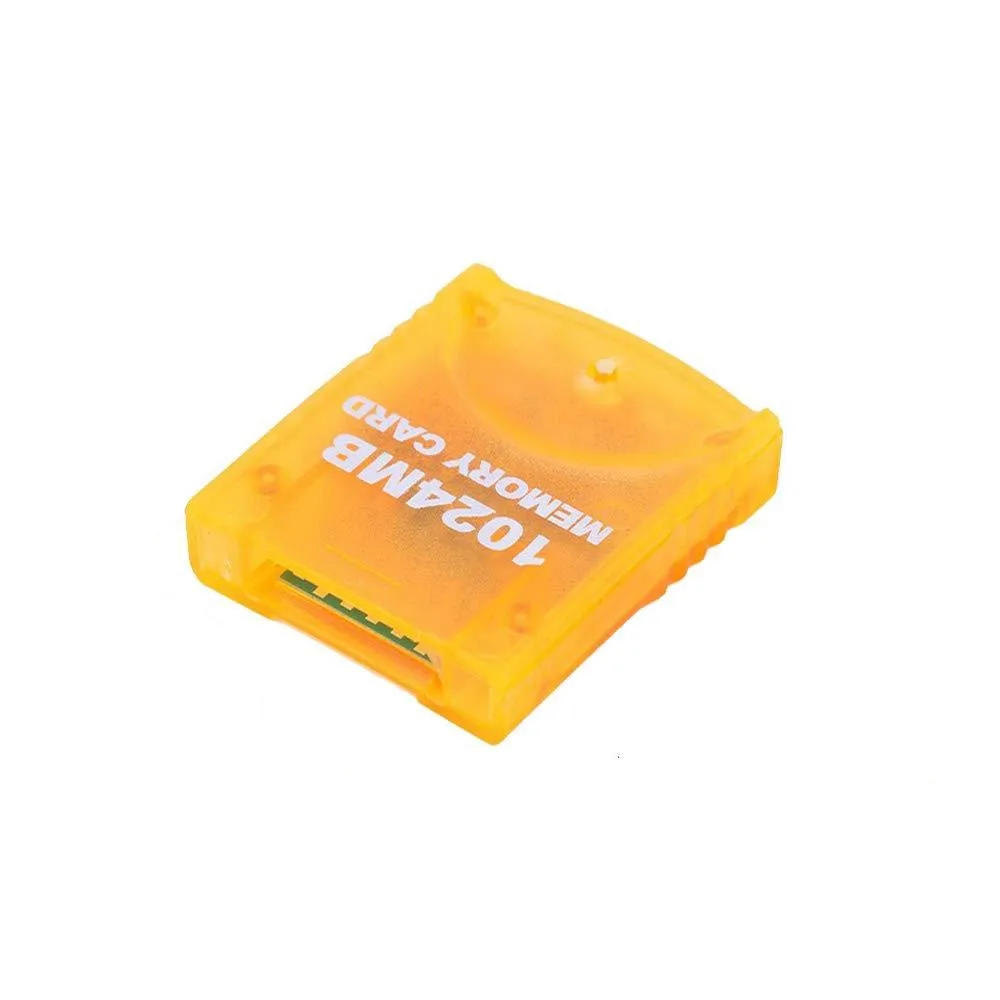 1024MB Memory Card for Nintendo Wii for Gamecube GC Game Memory Card for Wii Console Easy to Use, Orange