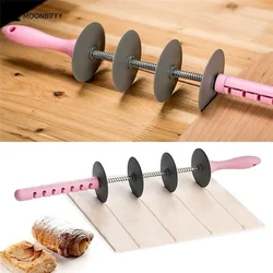 Adjustable Roll ing Pin Slicer Set Cutting Tools Cake Decorating Tools for Kitchen Multi-Function Bread Slicer Croissant Cut