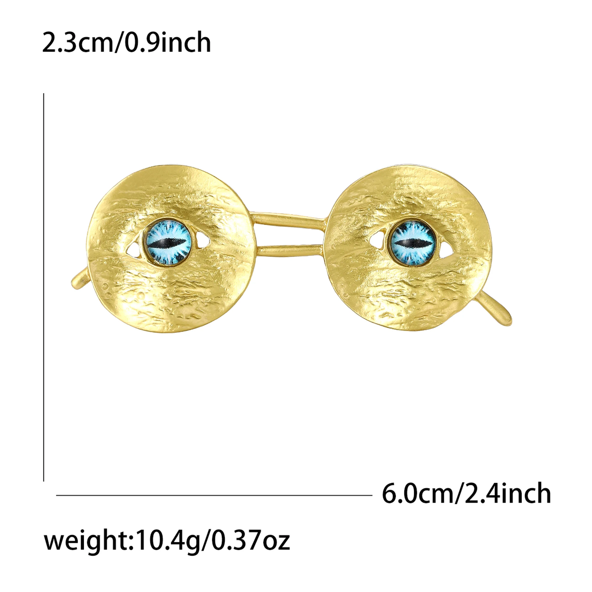 Beaut & Berry-broches de gafas esmaltados Vintage para mujer, alfileres de ojos Unisex, regalos de fiesta para amigos, accesorios de joyería para banquete