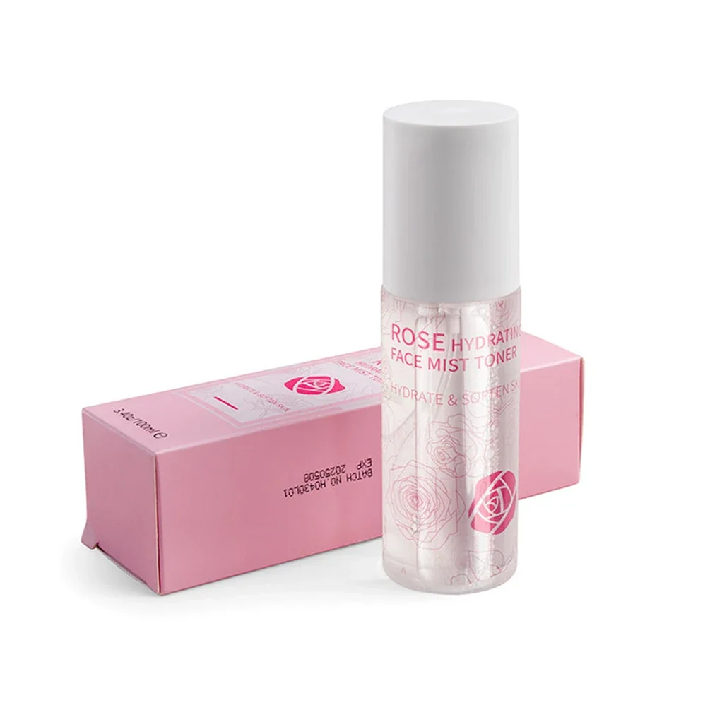 100 ml Private Label Toning Custom Bulk Rose Essence Ceramid Hefe Feuchtigkeitscreme Toner Gesichtspflege Nasskompresse Make-up Foundation