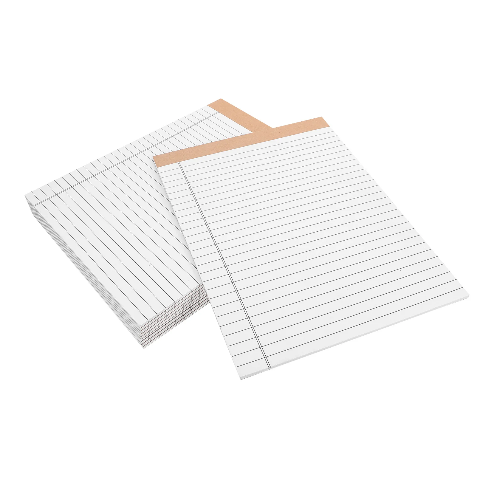 

10Pcs Legal Pads Tearable Double-Sided White Paper 30 Pages 203x280mm Notepads for School Office Daily Note-Taking
