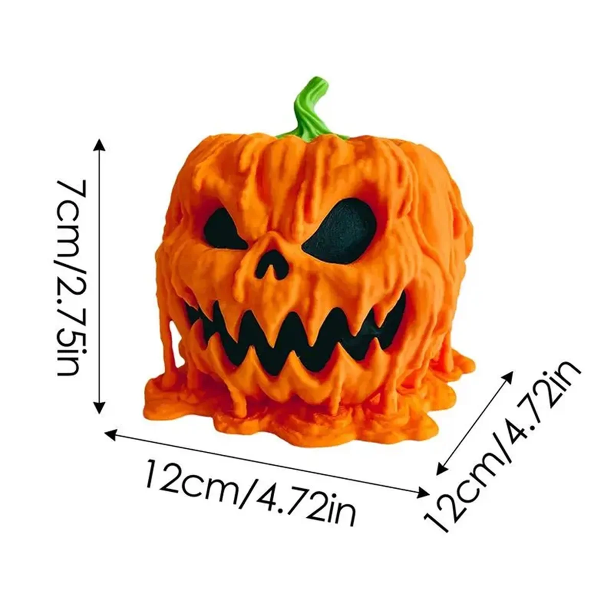 Halloween Pumpkin Bowl Melting Bowl Snack Holder Decoration Wedding Display Spooky Themed Events 12x12x6.8cm