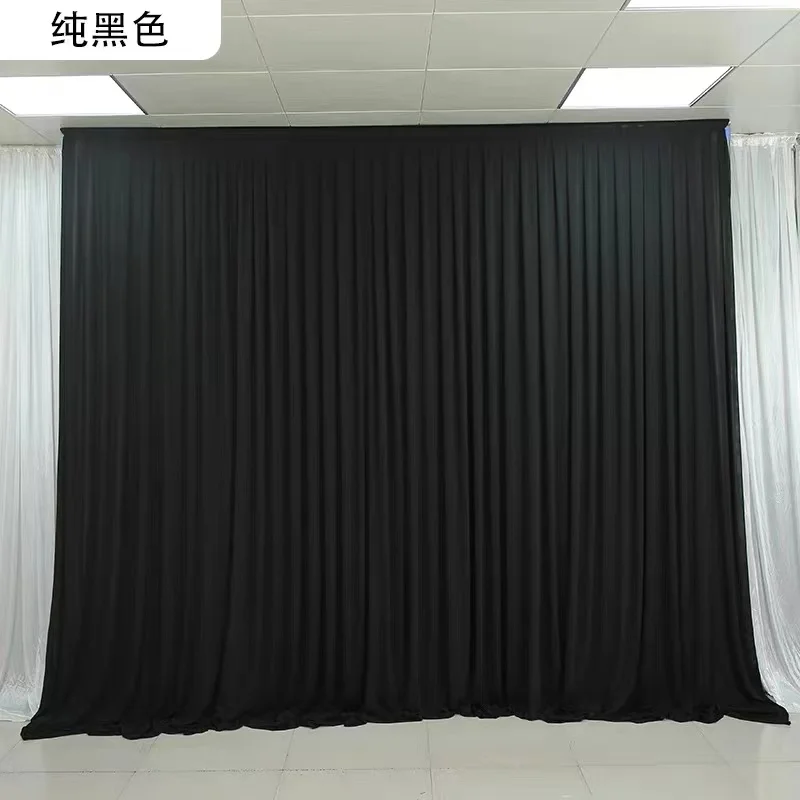 

3x3M New Transparent Chiffon Fabric Wedding Backdrop Curtain Panel Stage Background Photo Booth Outdoor Party Drapery Decoration