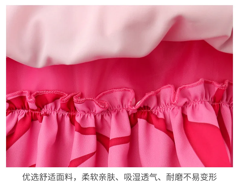 2 3 4 5 6 7 8 9 10 Jahre Film-Cosplay-Mädchenkleid Neue Mode Oberteil + Kleid 2-teiliges Prinzessinnenkleid Geburtstagsgeschenke Kinderkleidung – Detail 13