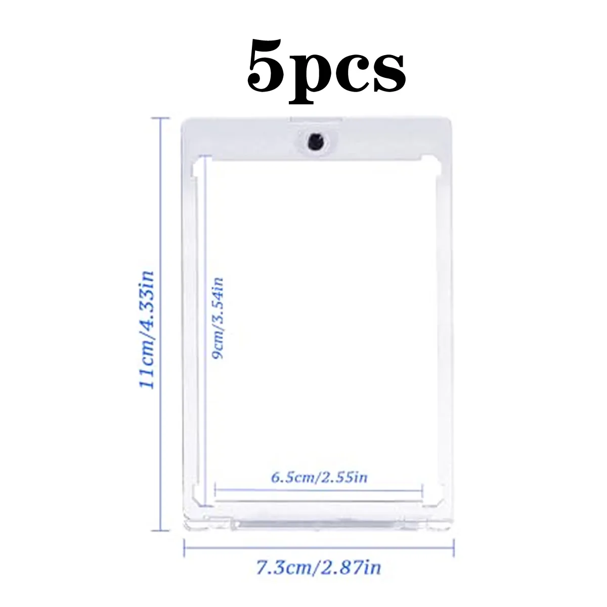 35PT magnetische kaarthouder set vitrine geschikt voor YuGiOh Pokemon Game sport ruilkaarten mouwen harde acryl beschermer speelgoed