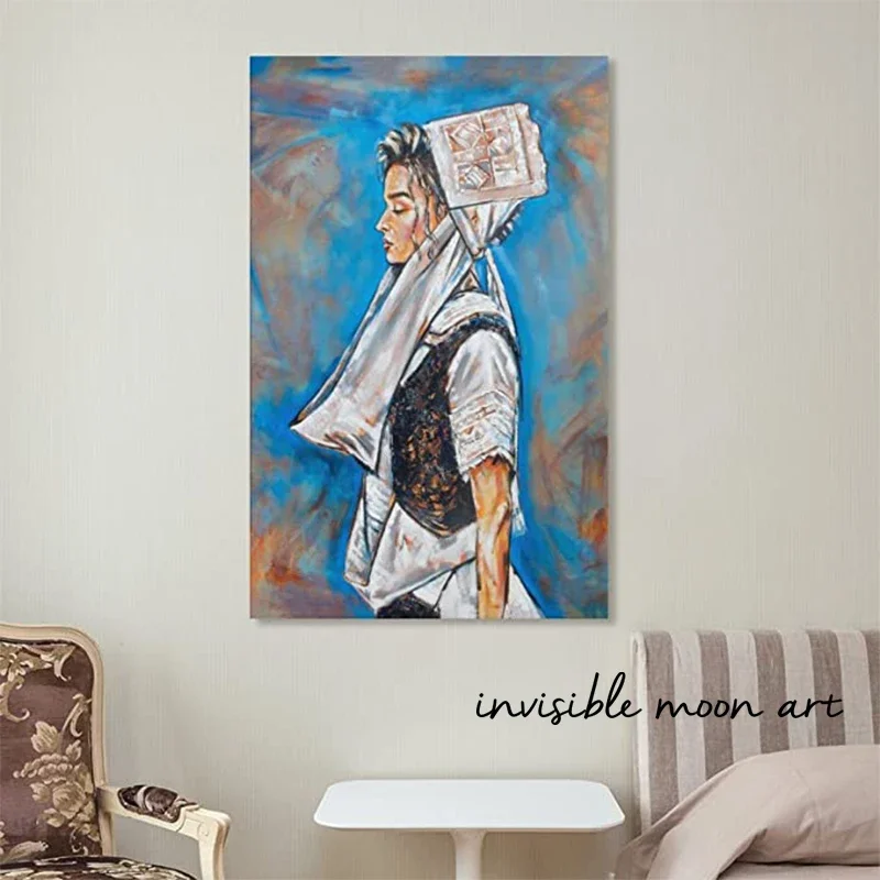 صور جرافيتي للنساء التقليديات ، ملصق فني للنساء والفتيات ، لوحة قماشية ، طباعة جدارية ، صورة لغرفة المعيشة ، ديكور المنزل #4