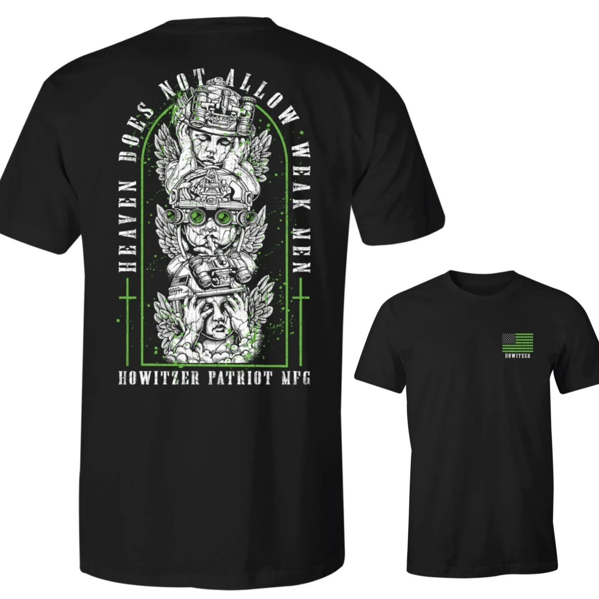 Heaven Tee Tactician Graphic Cotton Tee Printing High-end Luxury Unisex Style Both of Men and Women