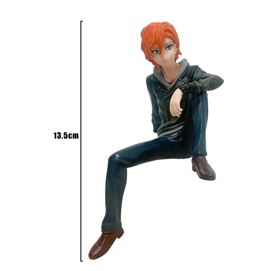 Bungo Stray Dogs 13Cm Chūya Nakahara Dazai Osamu Noodles Press Figure Koleksi Patung Kartun Jepang Mainan Lucu