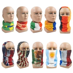 Fandana Gear National Flags Seamless Bandana Scarves Patriotic Face Shield Magic Headband Hiking Scarf Motorcycle Neck Gaiter