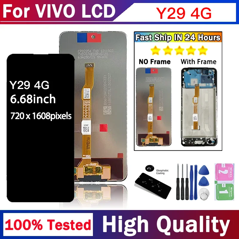 668-tela-para-vivo-y29-4g-display-com-moldura-para-vivo-y29-4g-v2434-display-lcd-tela-de-toque-digitador-assembleia-do-painel