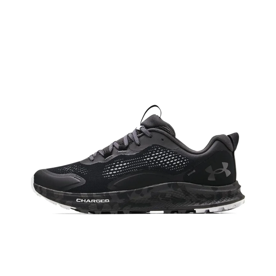 Under Armour Charged Bandit Trail 2 Breathable Casual Training City Commuting Running Shoes Men's Classic Black 3024186-001