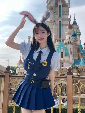 여름 아카데미 스타일 JK 유니폼 스커트 세트, 버블 슬리브 셔츠, 조끼 가디건, 플리츠 스커트, 여성 스파이시 걸 쓰리피스 세트