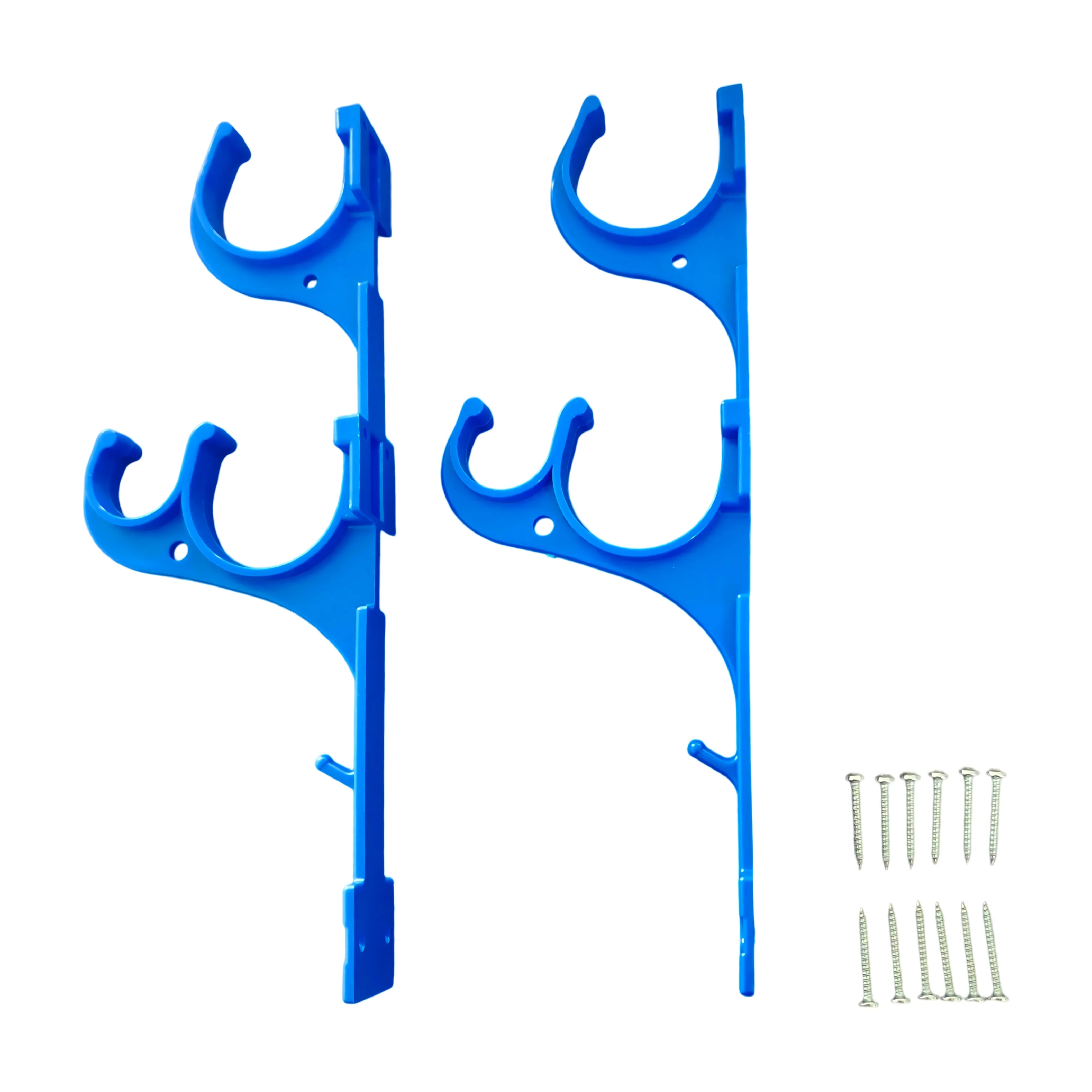 Swimming Pool Pole Hangers Pool Pole Hanger Hook Plastic Holder for Telescoping Poles Leaf Rakes Vacuum Hose Brushes Skimmer Net