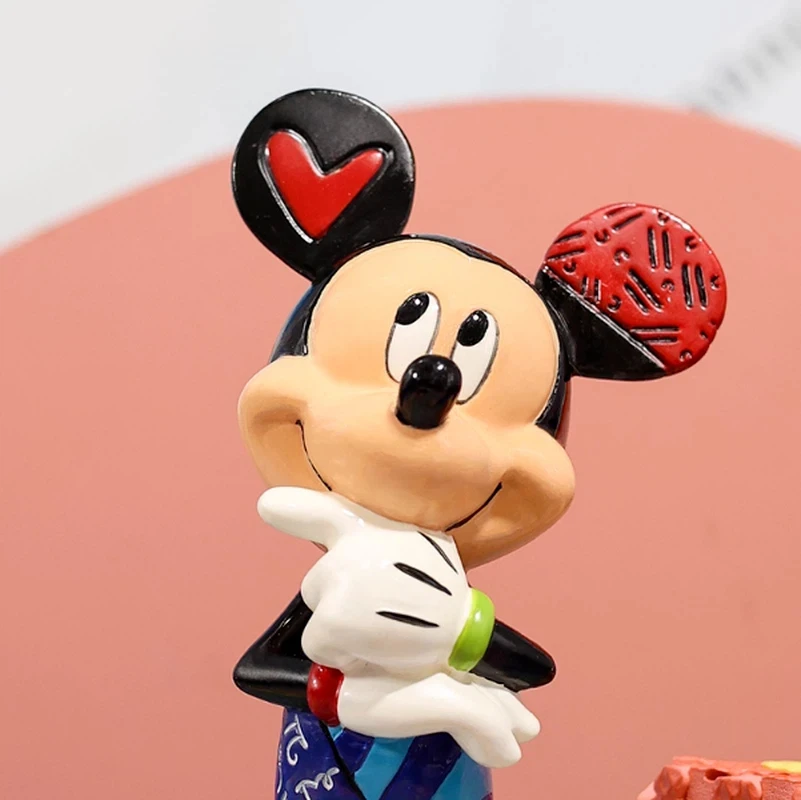 Nouveau produit en Stock personnage de dessin animé classique 6 pouces Mickey pensant ornement Mickey Figurine pour garçons et filles cadeau Surprise