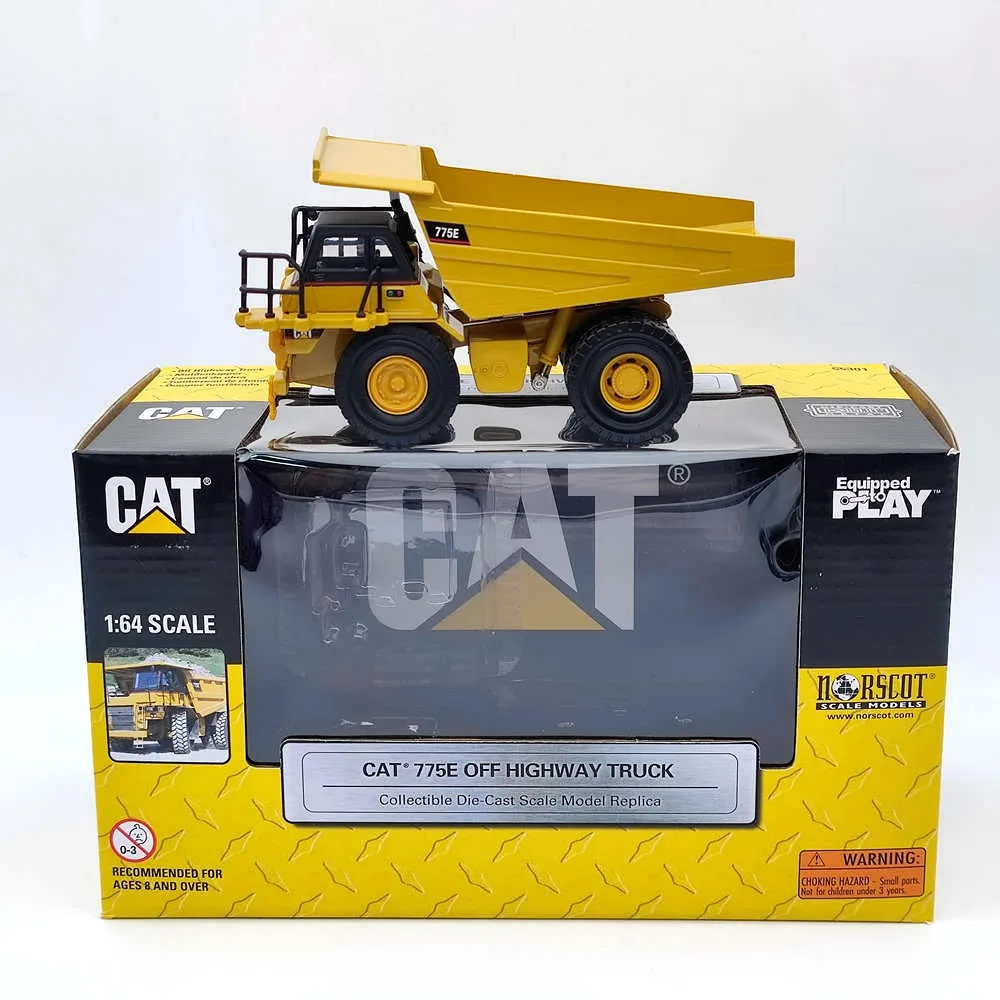 NORSCOT 1:64 Scale CAT 775E Mine Transport Dump Truck Alloy Car Model Collection Ornaments