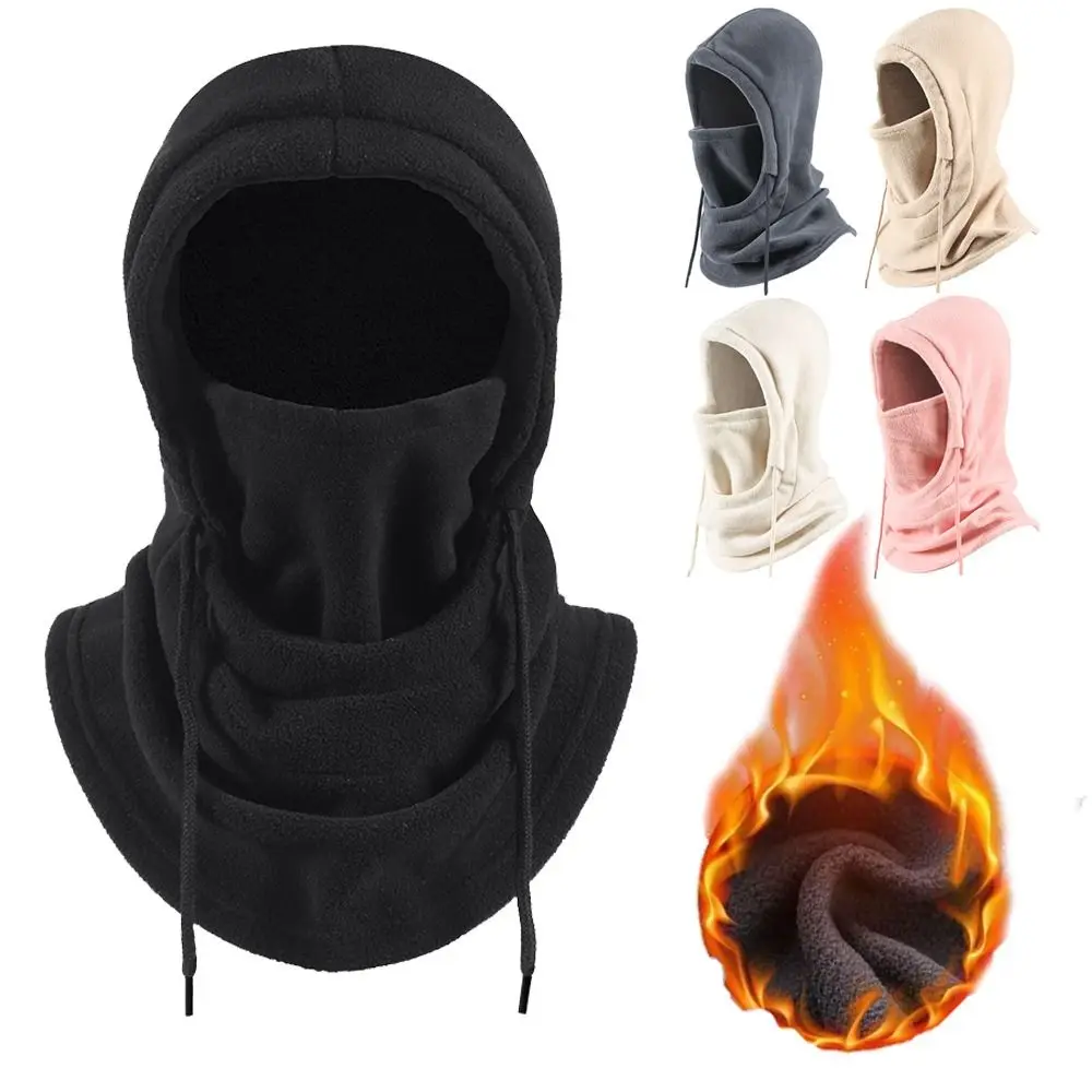 

Thickened Polar Fleece Balaclava Winter Warmer Full Face Winter Hat Windproof Beanies Cycling