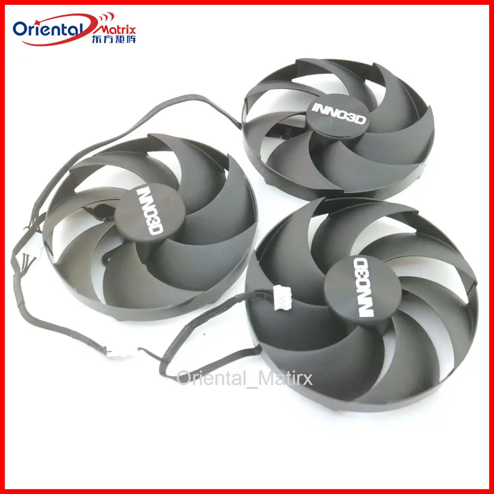 

3pcs/lot FD10020M12D 99mm DC12V 0.45A 4Pin For INNO3D RTX4080 4090 4090D X3 Graphics Card Cooling Fan