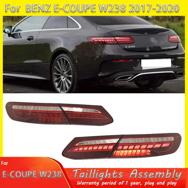 

Задний фонарь в сборе для Mercedes-Benz E-Class Coupe W238 2017-2020, модифицированный светодиодный дальний фонарь, указатель поворота, задний фонарь заднего хода