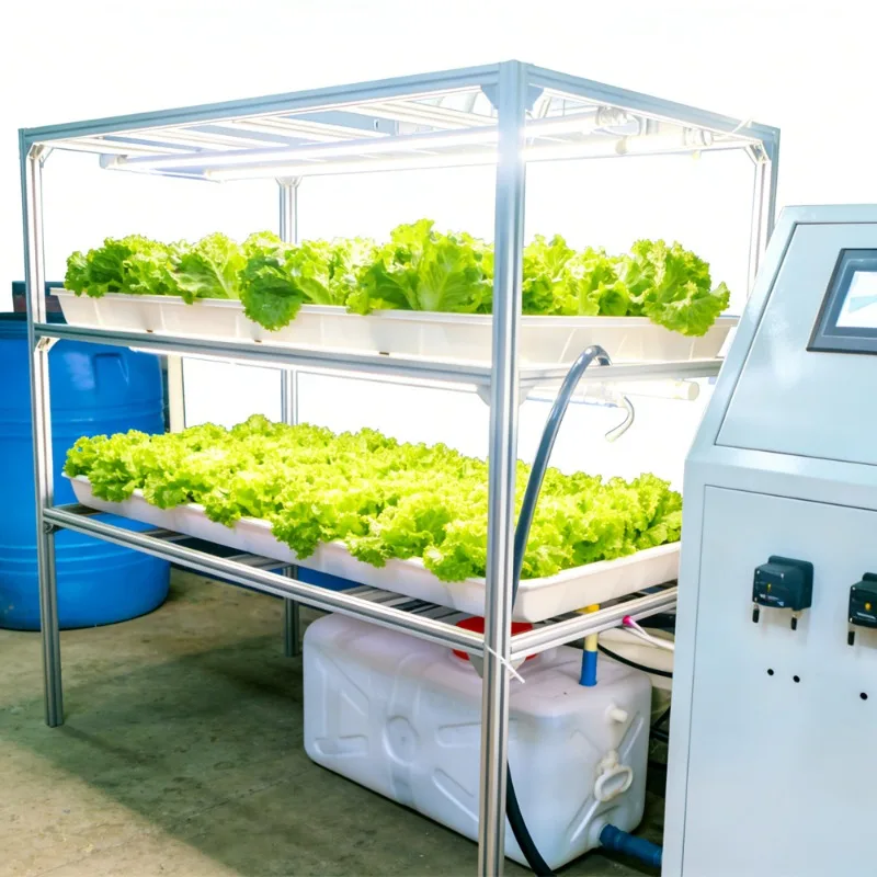 Balcony courtyard hydroponics multi-layer three-dimensional vegetable rectangular top floor planting box absorbent flower pot