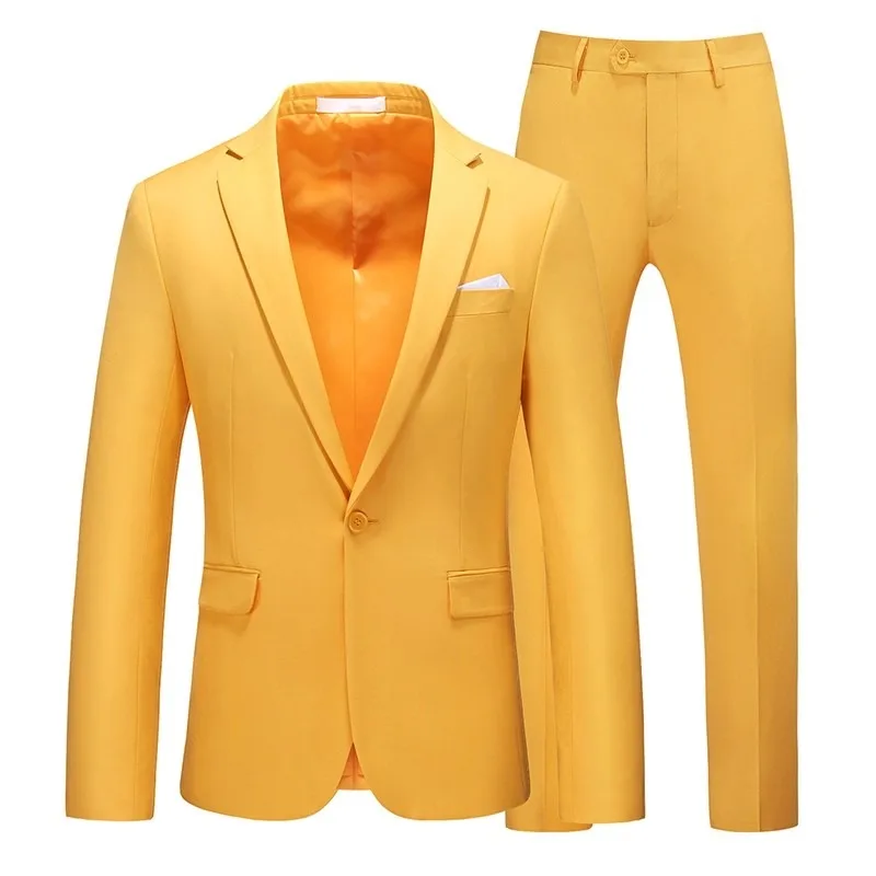 A Two-piece European Purple Suit with A Simple and Elegant Design, Suitable for Business, Weddings, or Formal Occasions