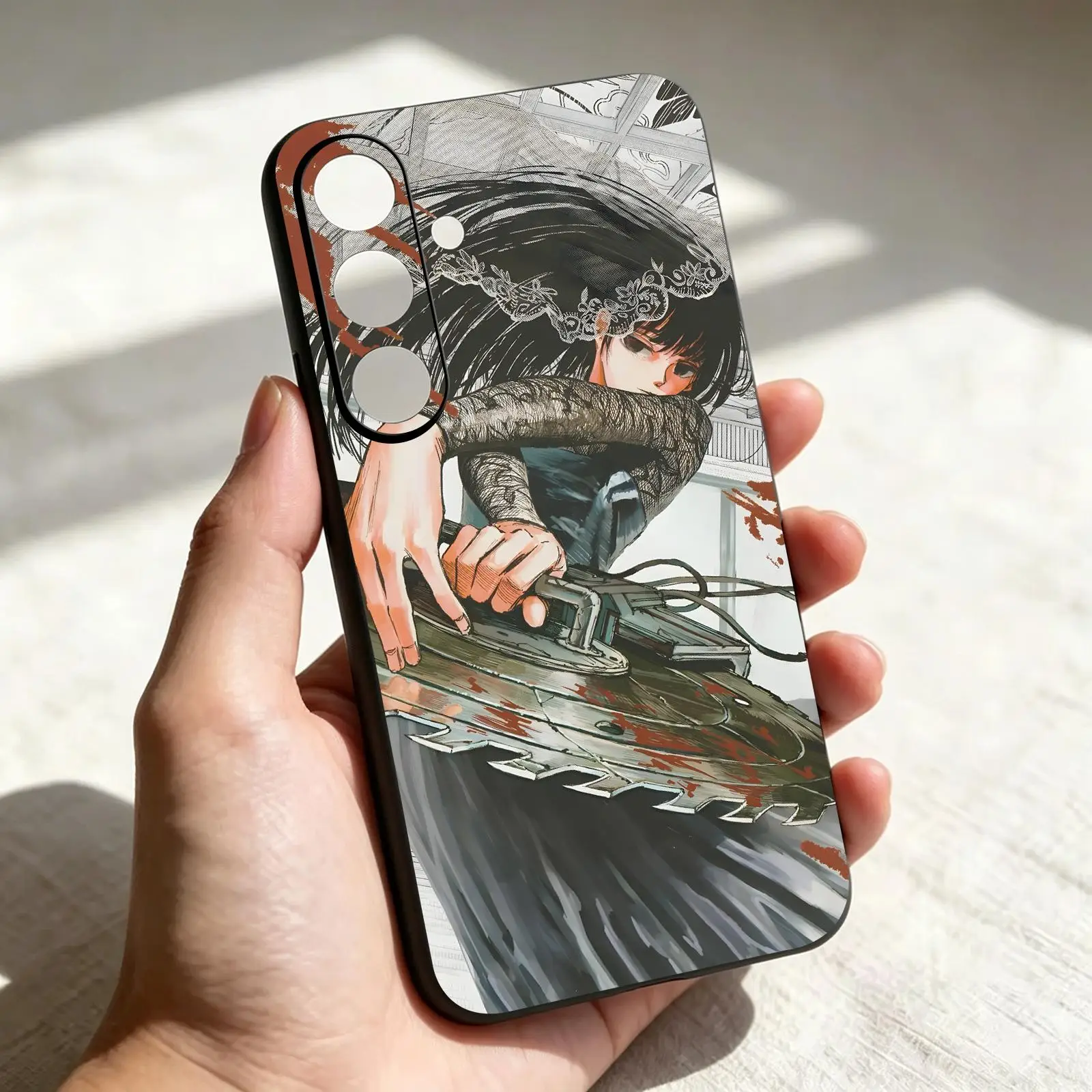 Anime SAKAMOTO DAYS  Phone Case For Samsung A57 A56 A37 A27 A17 A36 A26 A55 A35 Black Matte Soft Case