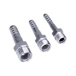 #6 #8 #10 Straight Male Insert O-ring Barbed Fitting for A/C Refrigerant Hose