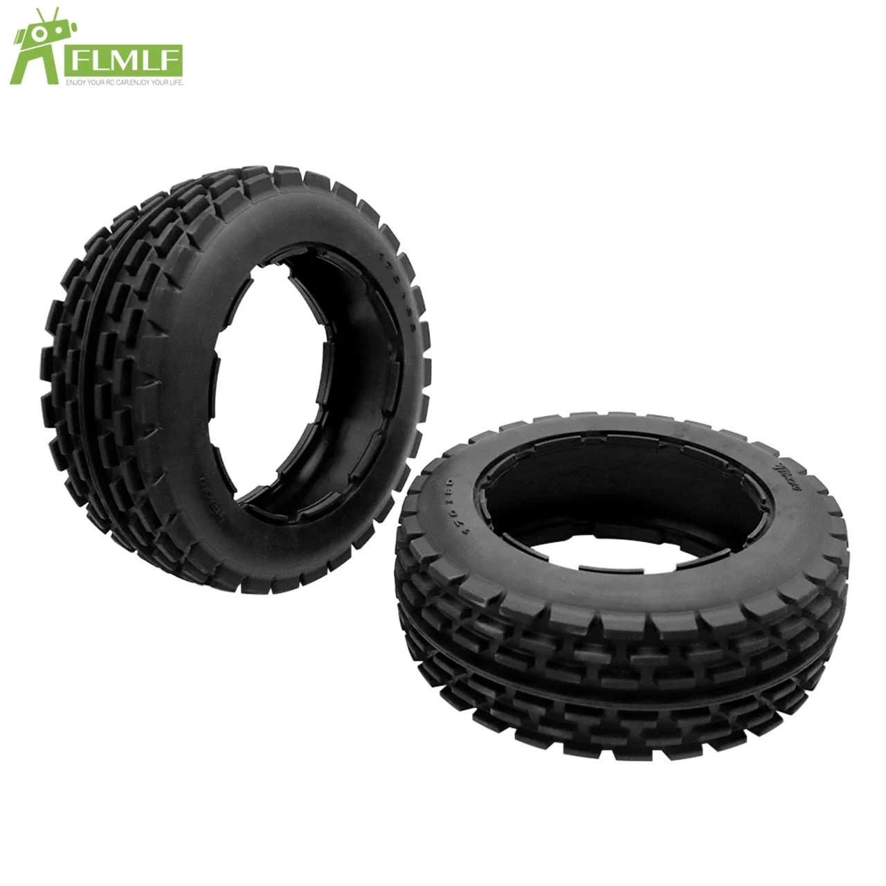 Off-road Front or Rear Wheel Tire Skin Set Fit for 1/5 HPI ROFUN ROVAN Kingmotor BAJA 5B Rc Car Parts