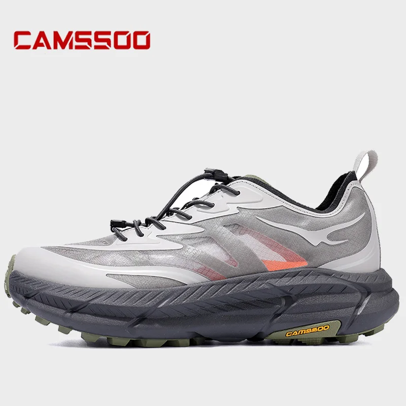 

CAMSSOO mesh hiking shoes men breathable outdoor running shoes travel off-road sneakers walking mountain casual Trail shoes
