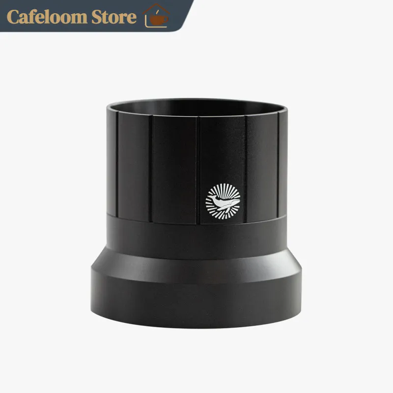 Cafede Kona Moka Pot Dosing Cup Aluminum Alloy Anti Splashing Uniform Coffee Distributor Receiver For Home Brewing Coffee Lovers