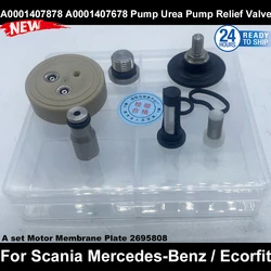 1 Set A0001407878 A0001407678 For Scania Mercedes-Benz / Ecorfit ADblue Pump Urea Pump Relief Valve/Motor Membrane Plate 2695808