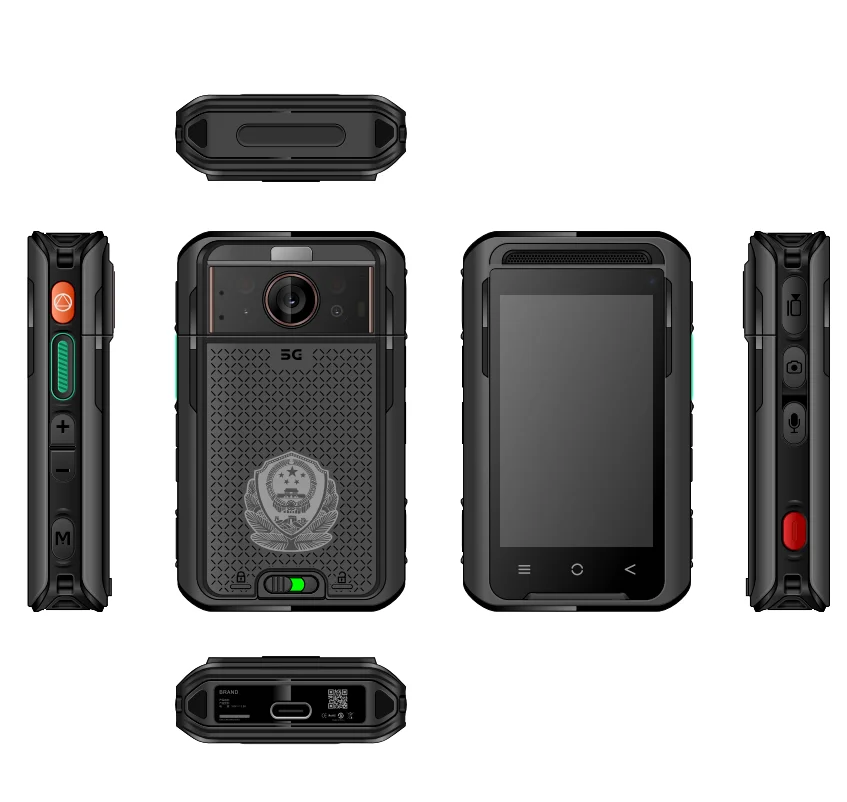 

5G NR/SA Body Camera 4K HD 3500 Mah Dual Battery EIS 4G 64GB 3.1inch LCD Thermal Imaging