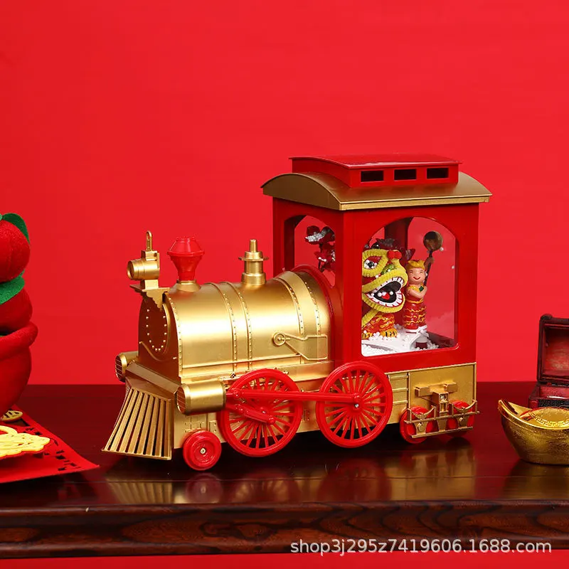 

Украшения Музыка Снежные фонарики Бог богатства Интерьер Настольный орнамент Весенний фестиваль Атмосфера Сцена Платье