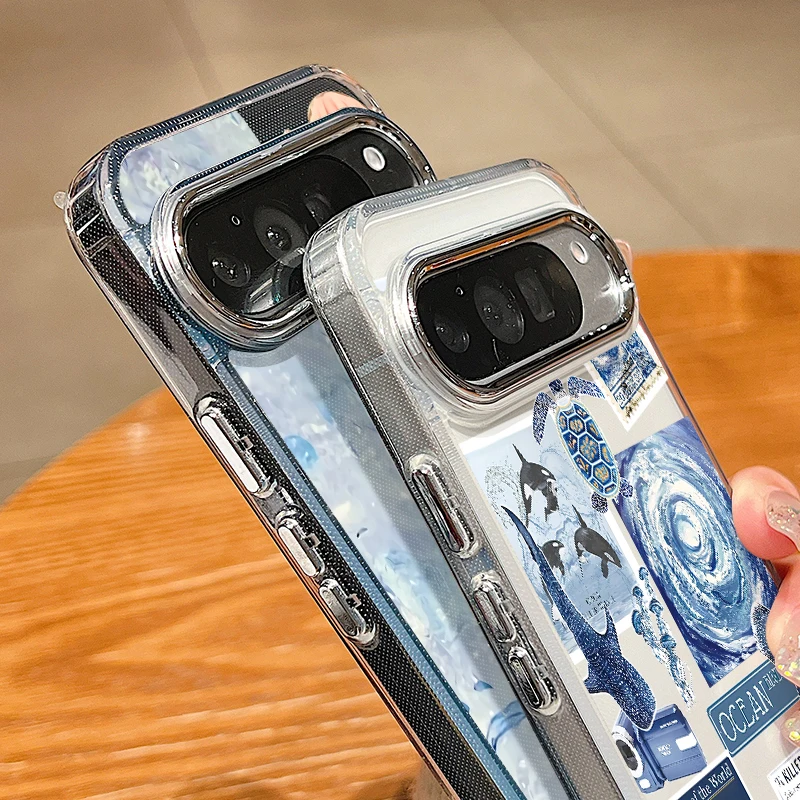 オーシャンシェルシャーク柄スマホケース Google Pix - Google Pixel 9 のレビューと価格