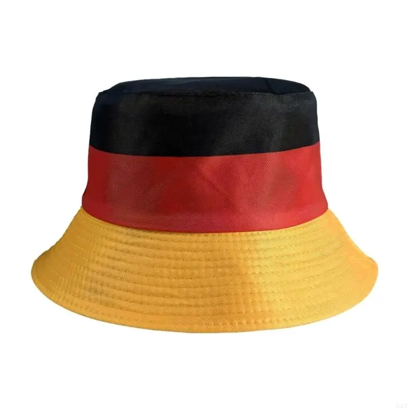 Stylish Football Themed Bucket Cap Packable Convertible Fisherman Hat For Football Running Camping and Outdoor Travel X3UC