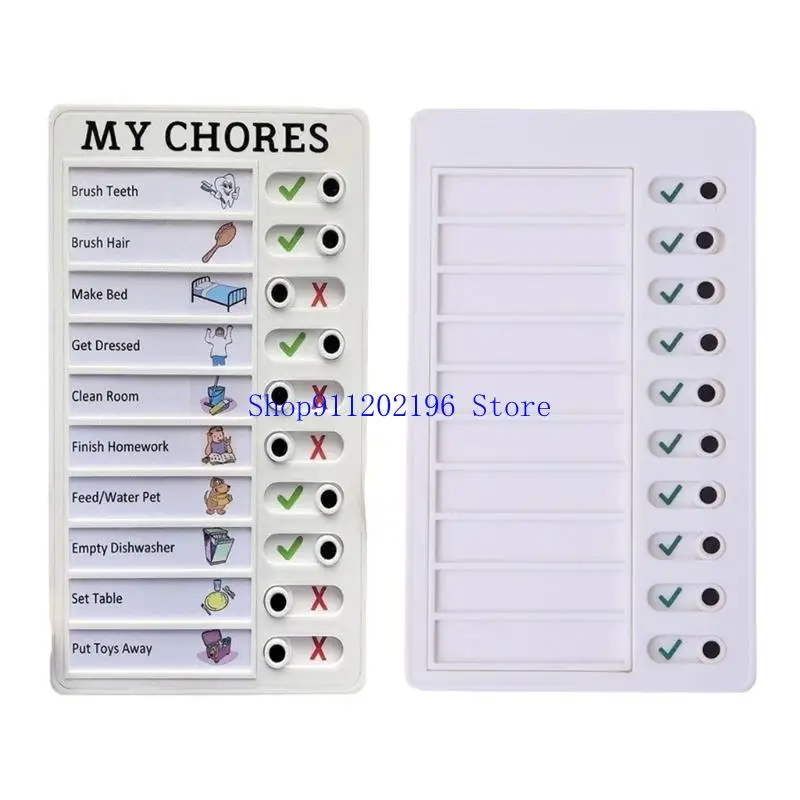 P82A Daily Routine Chart for Kids Time Management Board For Daily Chore Scheduling