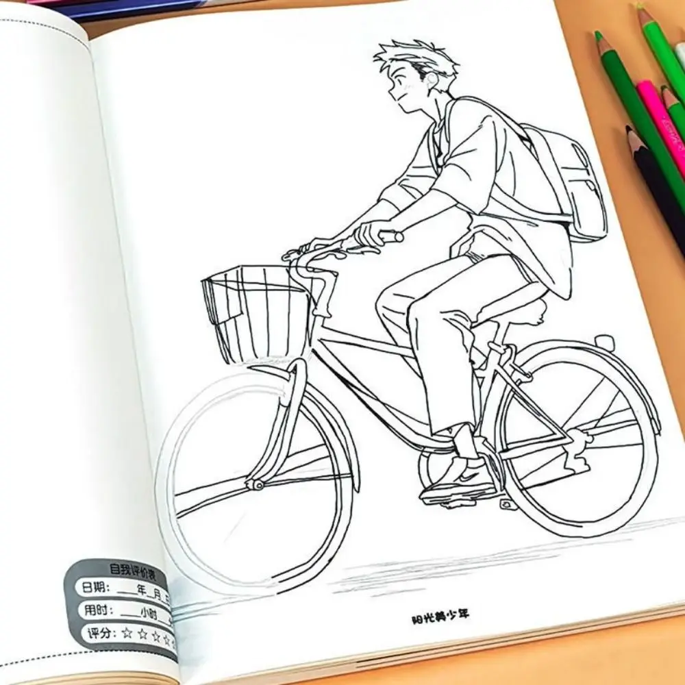 Novice Zero Basic Manga Sketching Tutorial Anime Sketch Practice Comics Line Draft Book Drawing Tracing Anime Hand Drawn Book