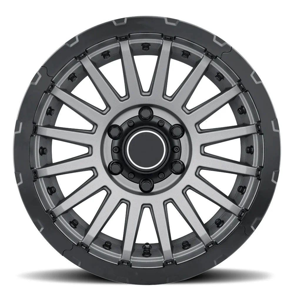 Customized Forged Wheels 18-24 Inch Aluminum Alloy Wheels Multi Spoke Matte Black/Gloss Black Wheel Rims Rivet Decoration