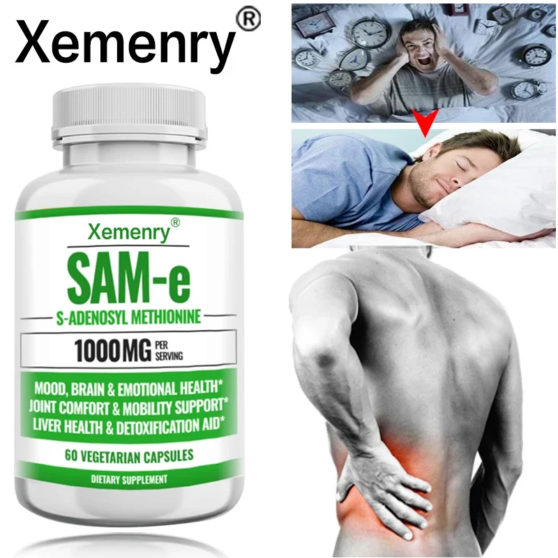 

SAM-e Supplement - Joint Pain Relief, Capsules, Knee Care, Mood Health