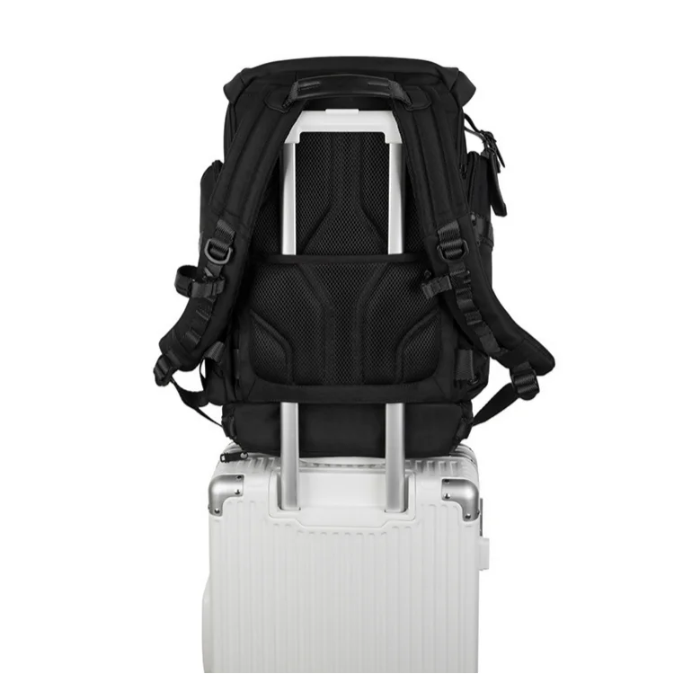 حقيبة ظهر للرجال بتدفق الهواء، تصميم مريح من النايلون بسعة كبيرة وحقيبة ظهر مخصصة للكمبيوتر المحمول 0232719 #4