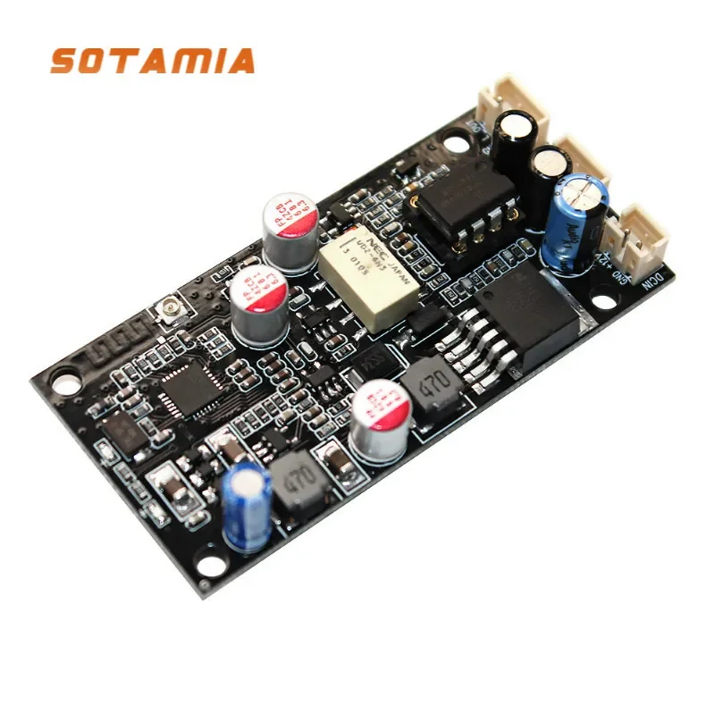 

SOTAMIA QCC3034 Bluetooth 5.0 Receiver Board ES9018 APTX-HD DAC Lossless Decoding with Antenna 24Bit/96Khz for Power Amplifier