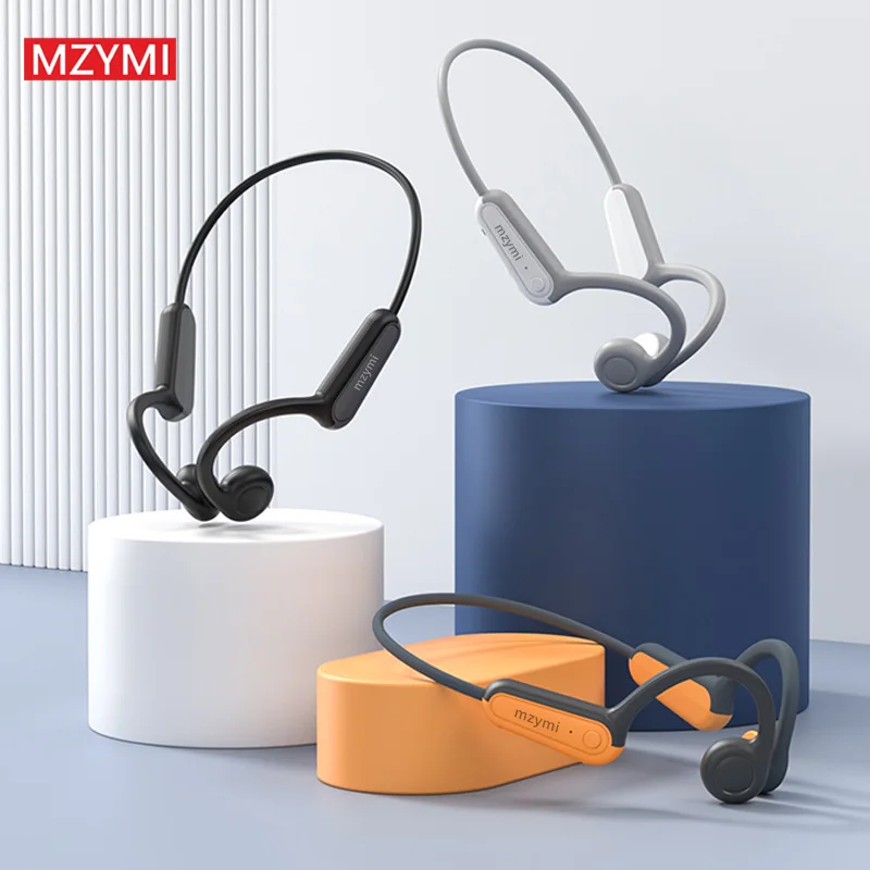 

mzymi B8 Neckband Wireless Earphone Bone Conduction ENC Noise Cancelling Bluetooth Headphone Sport Running Headset For XIAOMI